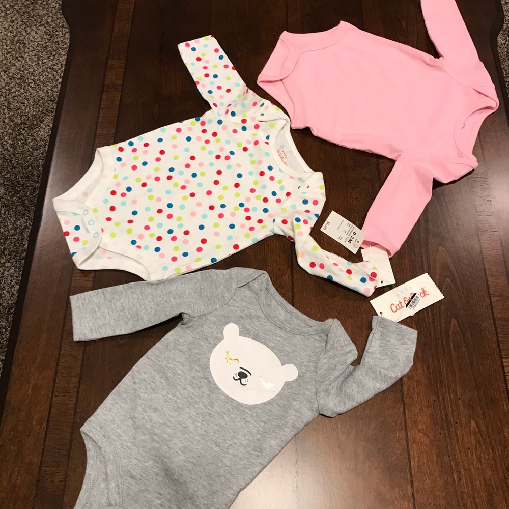 Baby girl 3 piece onesies